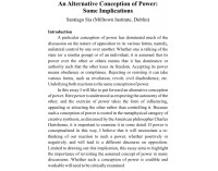An Alternative Conception of Power:  ...