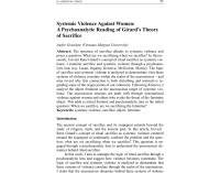 Systemic Violence Against Women: ....
