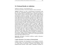 Fictional Reality in Addiction