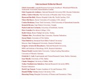 International Editorial Board